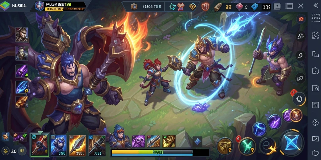 Gameplay NUSABET88 yang intens dan seru di setiap pertandingan.